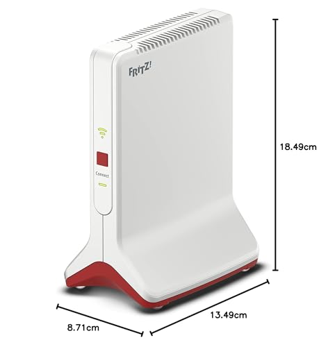 FRITZ!Repeater 6000 | Wi-Fi 6 Repeater mit 3 Funkeinheiten & 2,5-Gigabit-LAN | Deutschsprachige Version