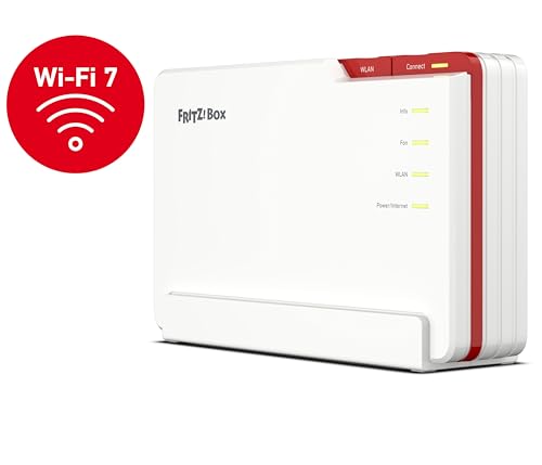 FRITZ!Box 5690 Pro – Wi-Fi 7 Triband Router für DSL & Glasfaser, bis 18,5 GBit/s, Mesh, DECT, International