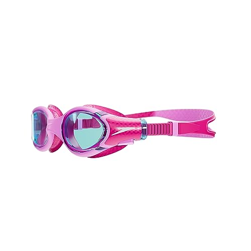 Speedo Unisex Kinder Biofuse 2.0 Schwimmbrille | Patentierte einfache Anpassung | Anti-Beschlag | Wasserdicht | Verbesserter Komfort Schwimmbrille