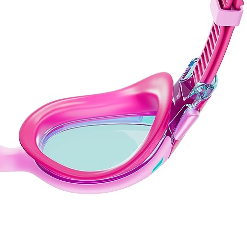 Speedo Unisex Kinder Biofuse 2.0 Schwimmbrille | Patentierte einfache Anpassung | Anti-Beschlag | Wasserdicht | Verbesserter Komfort Schwimmbrille
