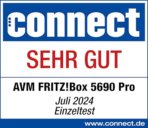FRITZ!Box 5690 Pro – Wi-Fi 7 Triband Router für Glasfaser & DSL, bis 18,5 GBit/s, Mesh, DECT