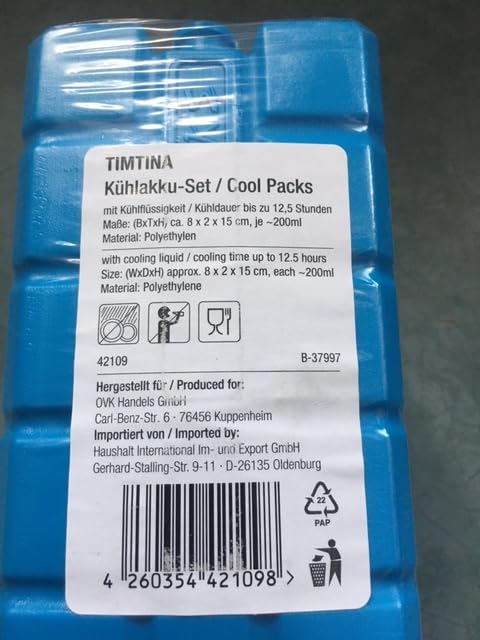 Timtina Kühlakkus 200ml 6 Stück