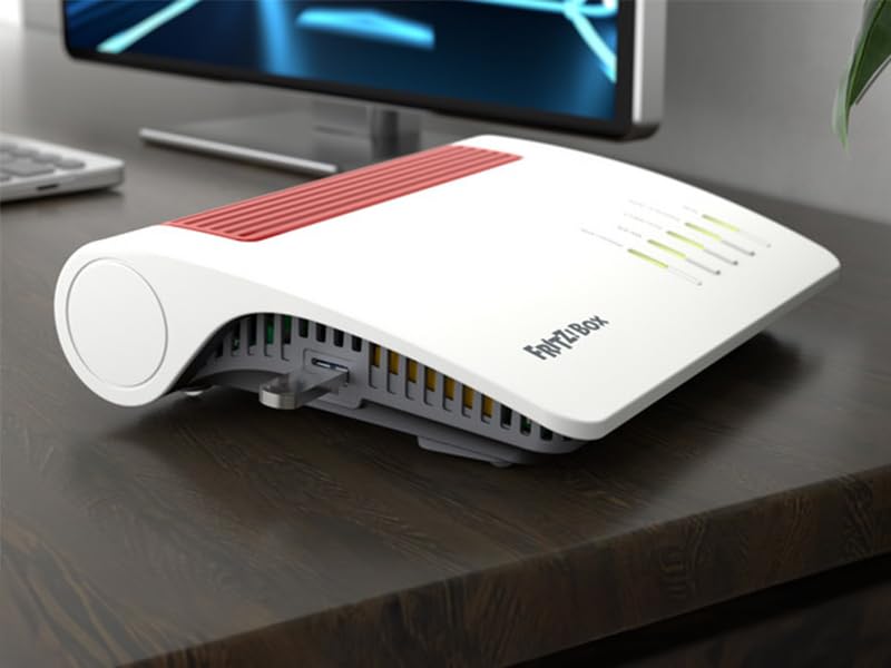 FRITZ!Box 7590 AX Exclusive Edition – Wi-Fi 6 DSL-Router (2.400 + 1.200 MBit/s, inkl. SanDisk USB-Stick, WLAN Mesh, DECT, DE-Version)