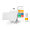 tado° V3+ Funk Thermostat Starter Kit mit Standfuß | Smarte Heizungssteuerung für Boiler | WLAN, Alexa, Siri & Google Assistant kompatibel