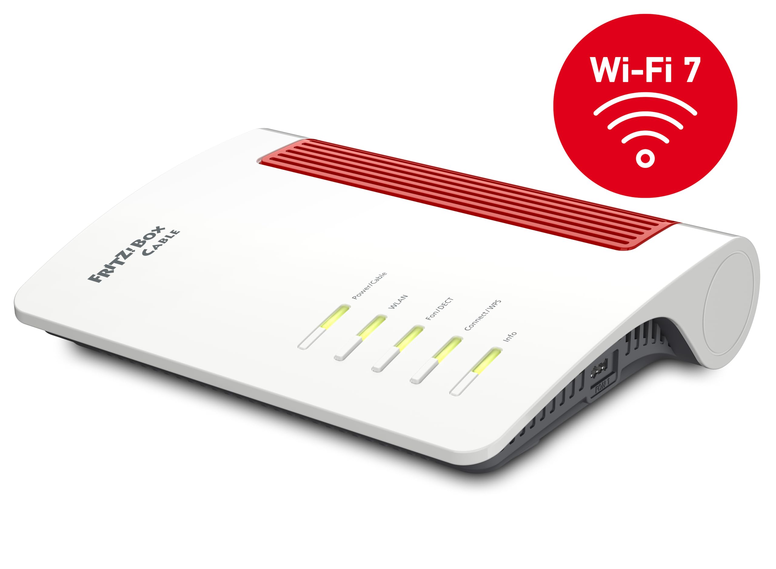 FRITZ!Box 6670 Cable – Wi-Fi 7 Kabelrouter (DOCSIS 3.1, bis 2.880 MBit/s, 2,5G LAN, Zigbee)