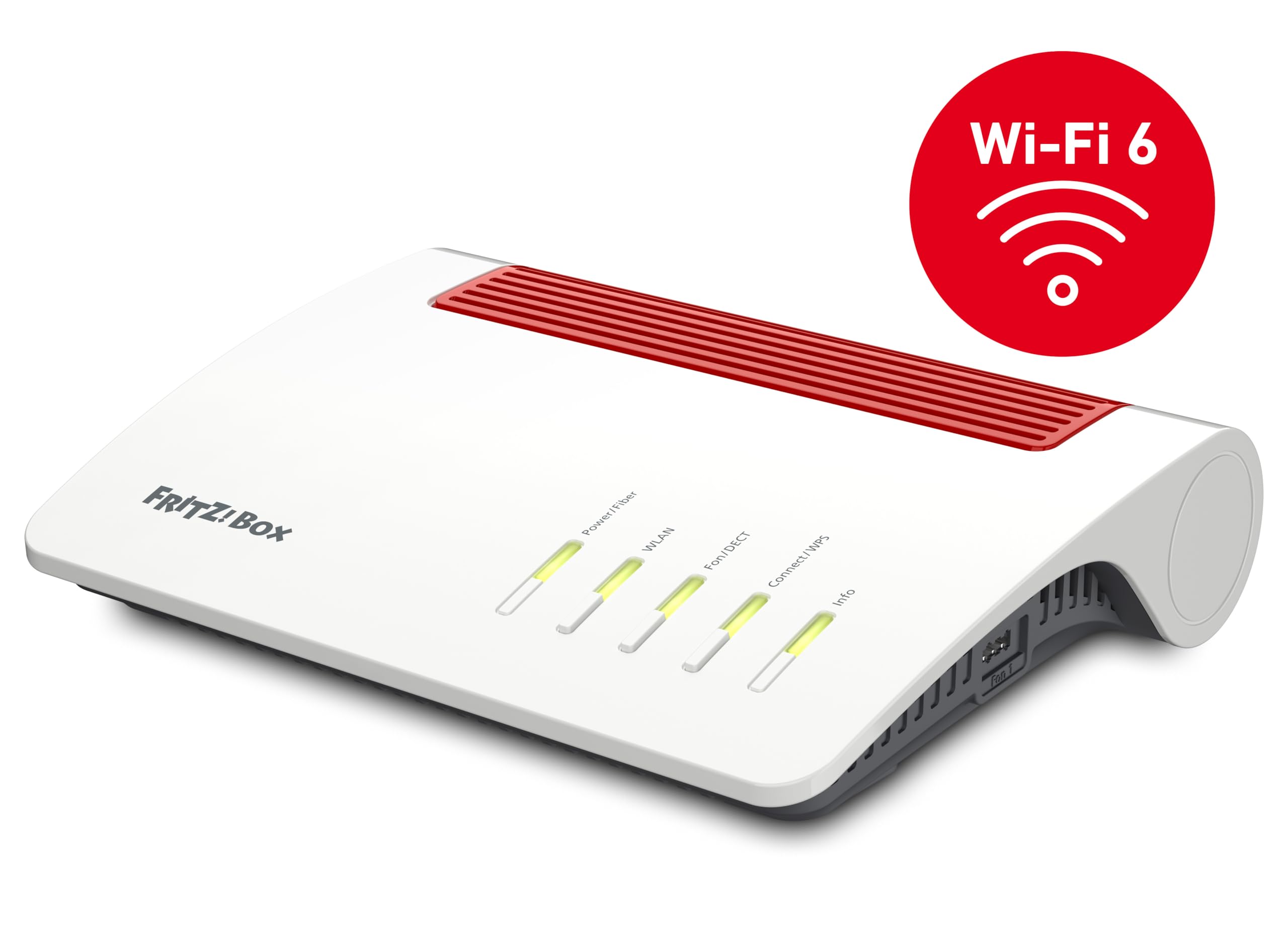 FRITZ!Box 5590 Fiber – Wi-Fi 6 Router für Glasfaser, 3600 MBit/s, Mesh, DECT, 2.5G LAN