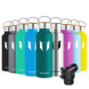 Super Sparrow Trinkflasche Edelstahl Wasserflasche - 750ml - Isolier Flasche mit Perfekte Thermosflasche für Das Laufen, Fitness, Yoga, Im Freien