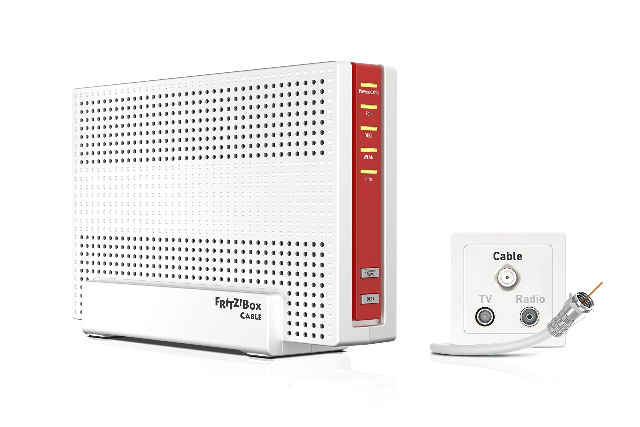 AVM FRITZ!Box 6591 Cable Router – DOCSIS 3.1, WLAN AC+N (1733+800 Mbit/s), VoIP-Telefonanlage