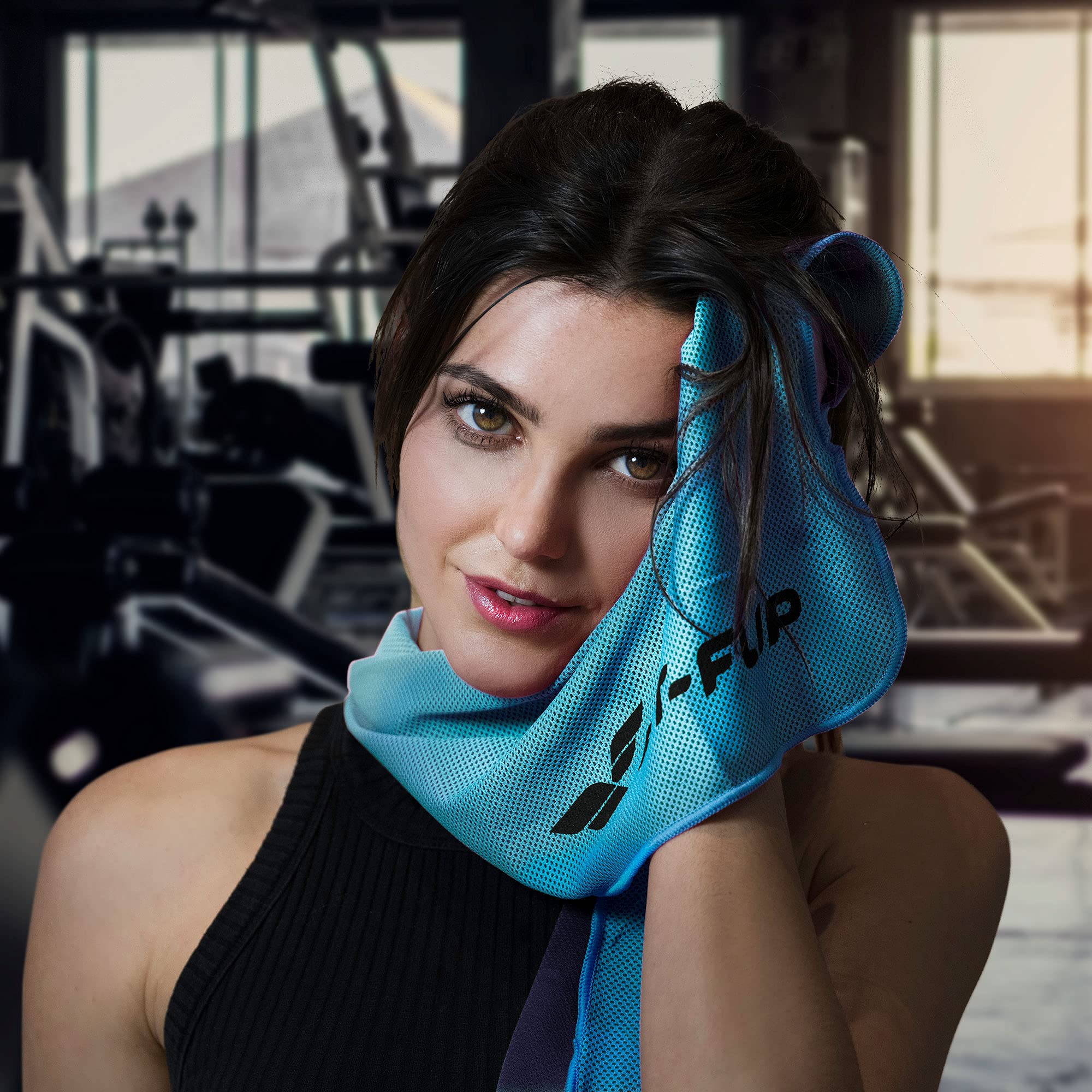 Fit-Flip Kühltuch 3er Set – kühlendes Handtuch Fitness und Sport – mikrofaser kühlhandtuch – Airflip kühltücher – cool Ice Towel