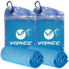 YQXCC Kühlendes Handtuch 2 Stück 120 x 30 cm, Eishandtuch, Mikrofaser-Handtuch für sofortige Kühlung, kühles kaltes Handtuch für Yoga, Strand, Golf, Reisen, Fitnessstudio, Sport, Schwimmen